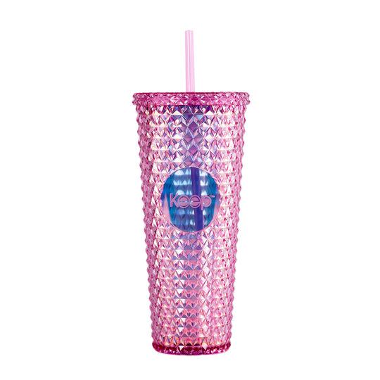 VASO TUMBLER BRIGHT KEEP 700ML - Rosa